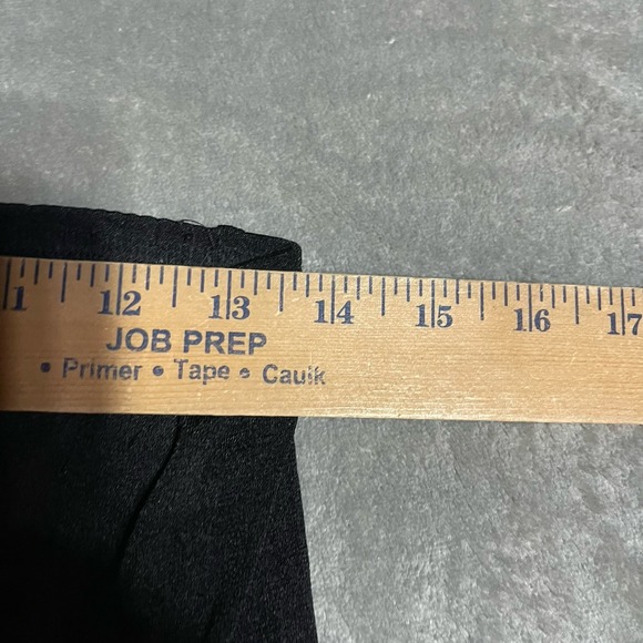 Vintage Jaclyn Smith Black Maxi Skirt Womens Medium Whimsgoth Dark Grunge USA - Picture 3 of 6